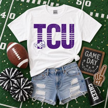 College Lined - TCU Horned Frogs