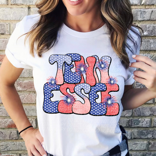 Tennessee (Red, White, Blue)