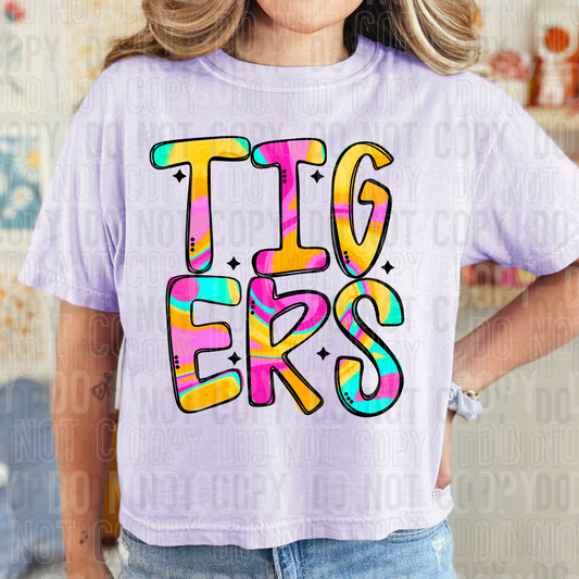 Tigers (colorful)