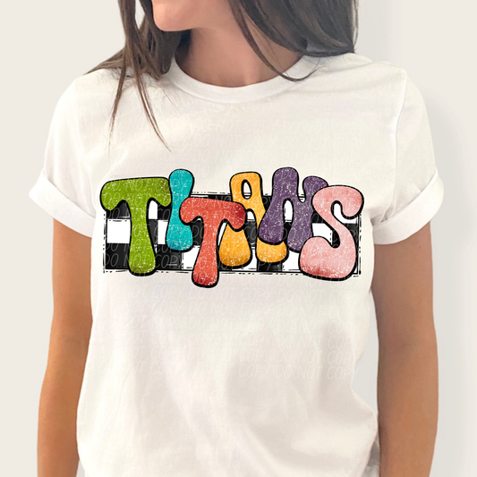 Titans (retro rainbow)