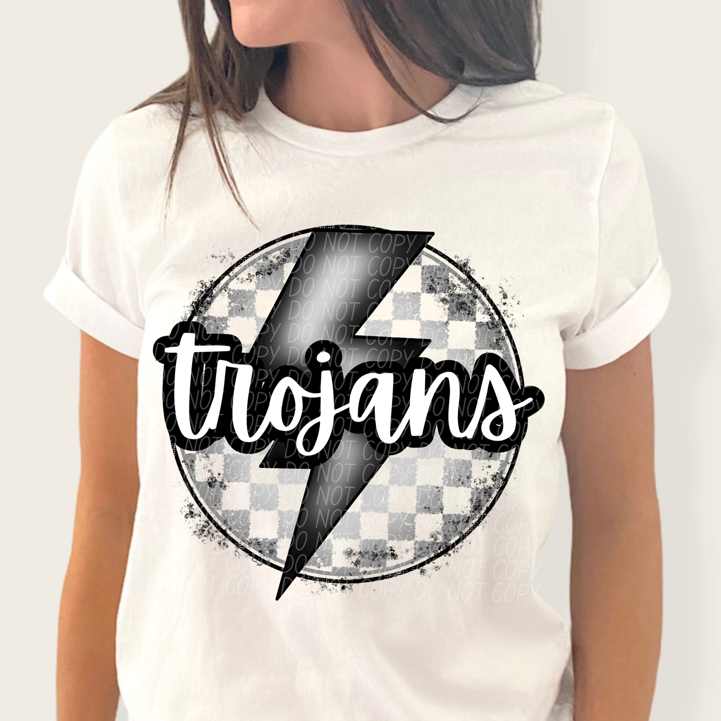 Trojans Checkered Bolt