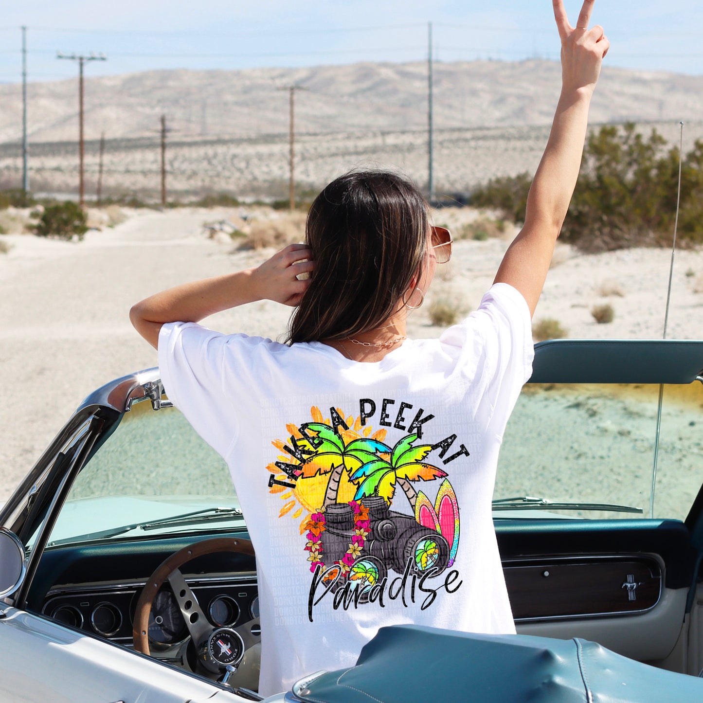 Take A Peek At Paradise - DTF Transfer