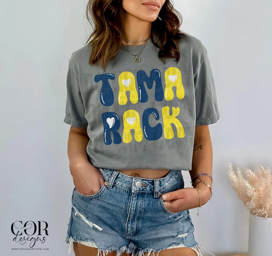 Tamarack Blue And Yellow Hearts