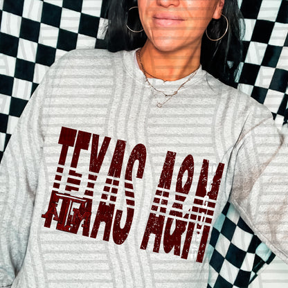 College Lined - Texas A&M Aggies