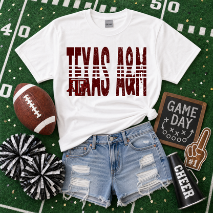 College Lined - Texas A&M Aggies