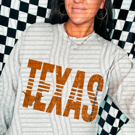 College Lined - Texas Longhorns