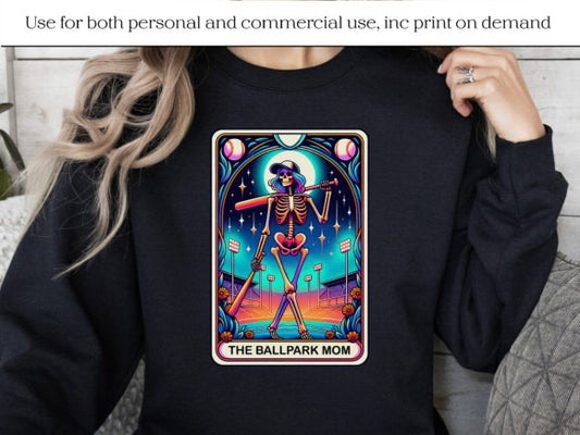 The Ballpark Mom Tarot Card