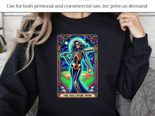 The Ballpark Mom Tarot Card