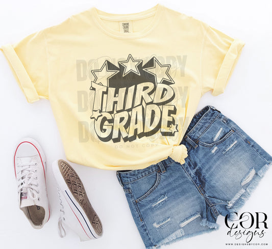 Third Grade With Stars