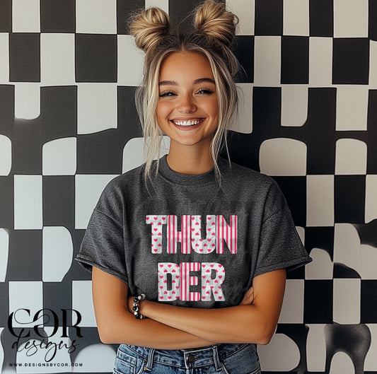 Thunder (pink hearts)