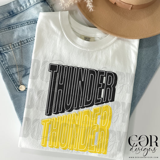 Thunder Black And Yellow