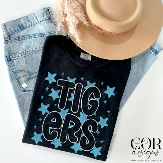 Tigers Sky Blue Stars