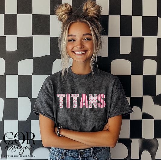 Titans Heart Letters