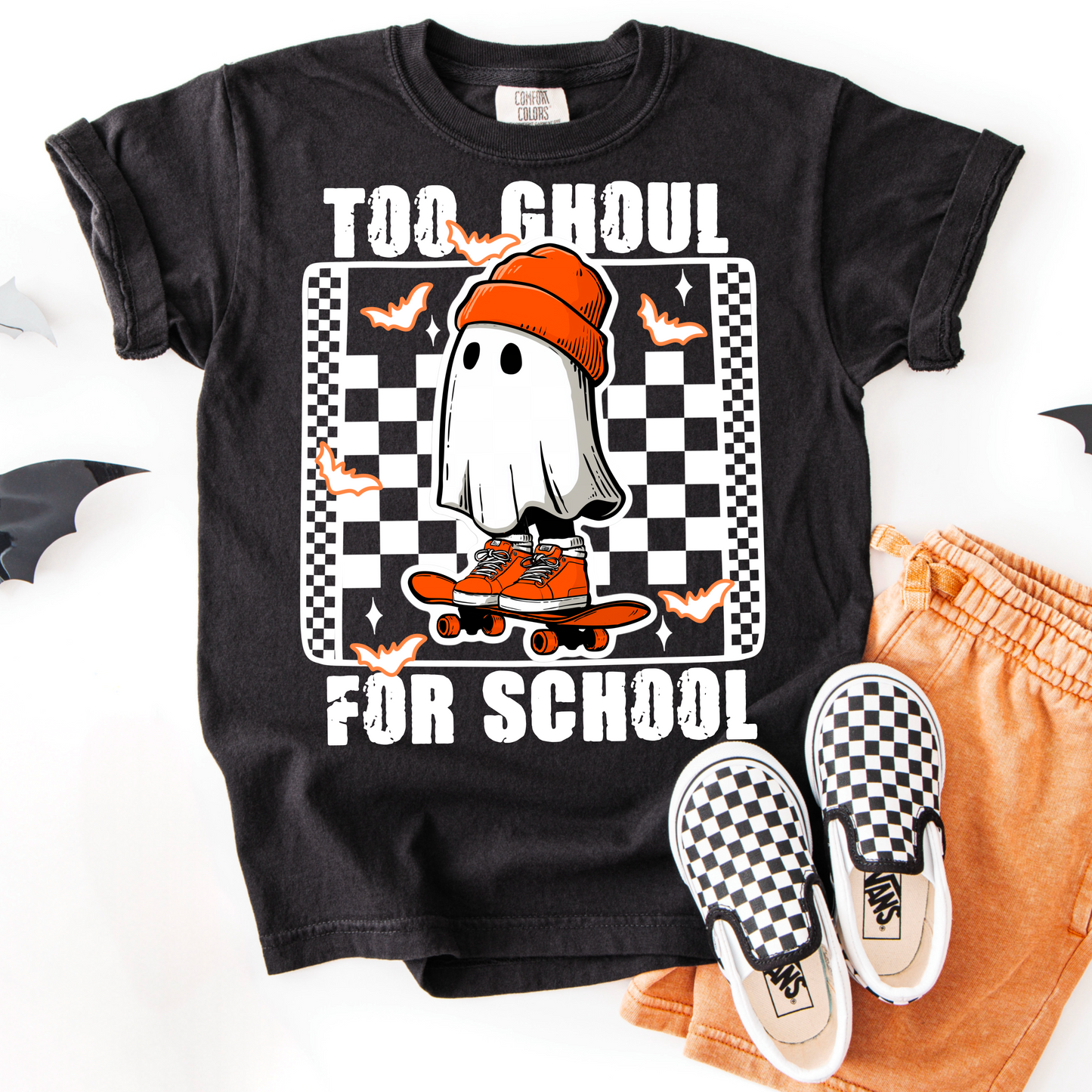 Too ghoul for school (white)