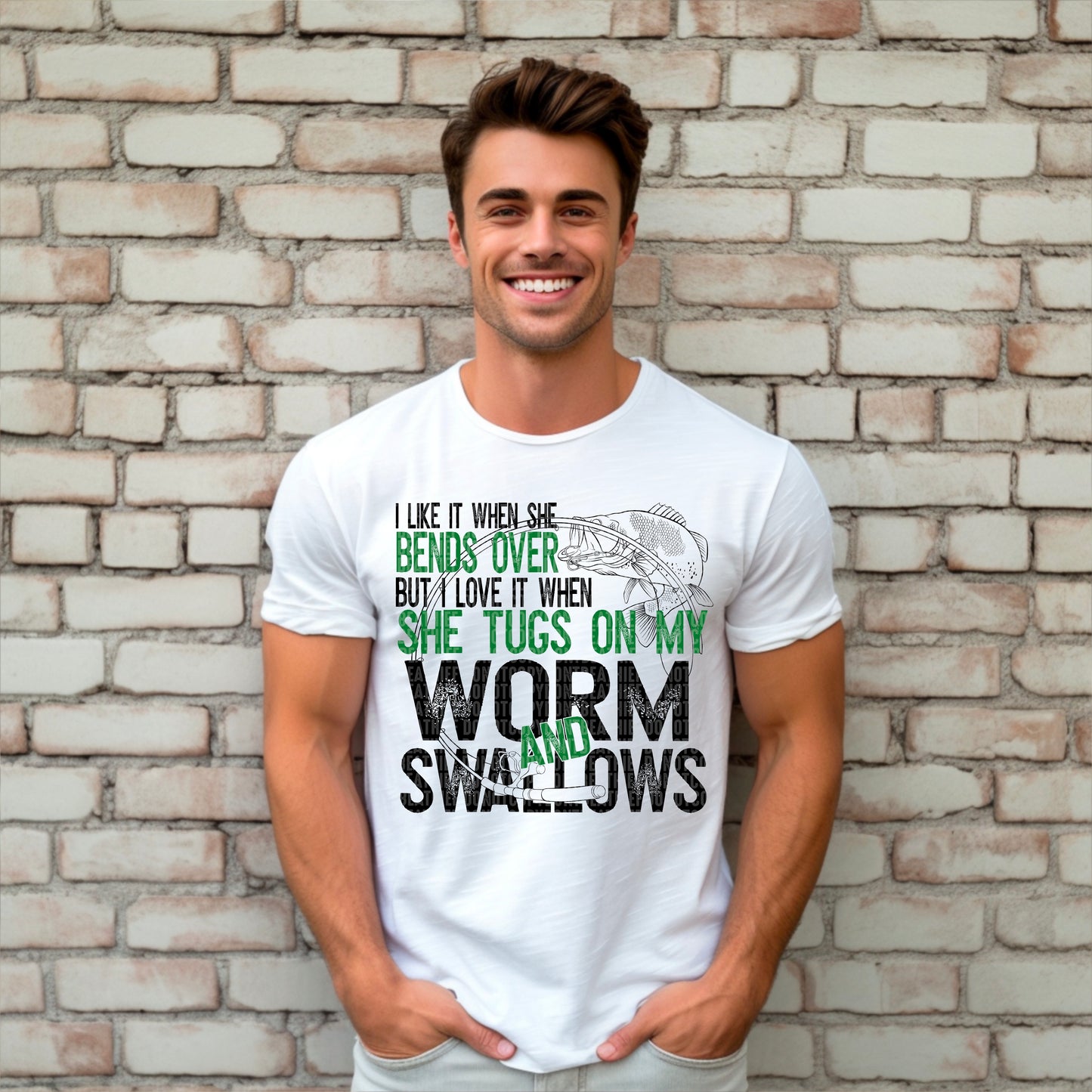 Tugs and Swallows (GREEN/BLACK) - DTF Transfer