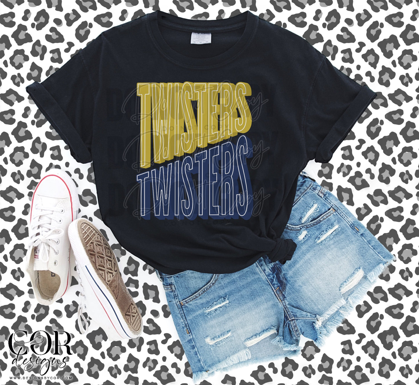 Twisters Yellow And Blue