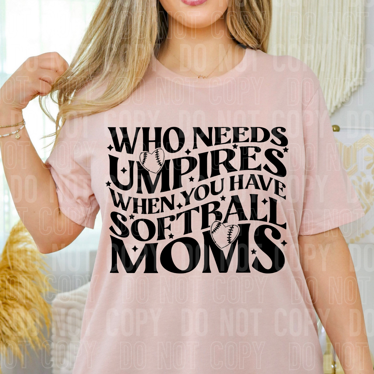 Who needs umpires when you have softball moms (black)