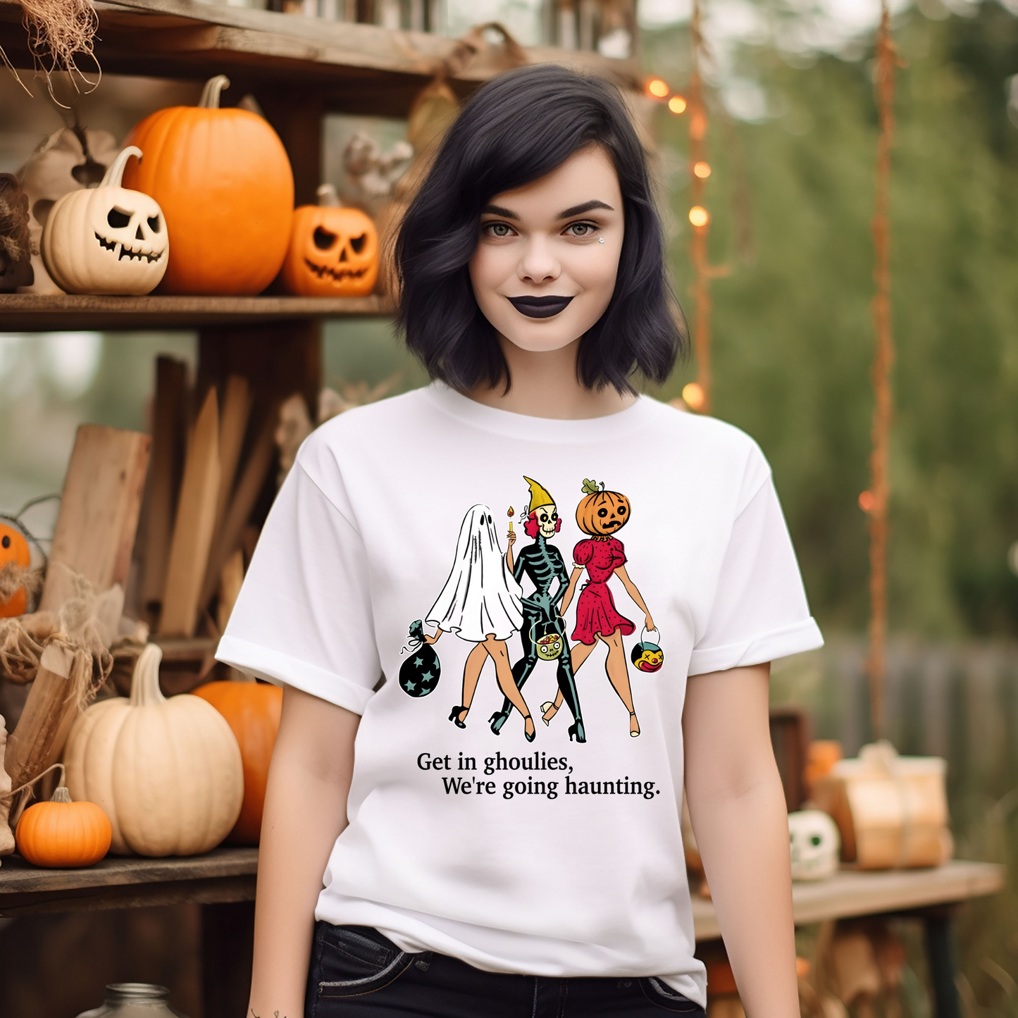 Get in ghoulies we're going haunting