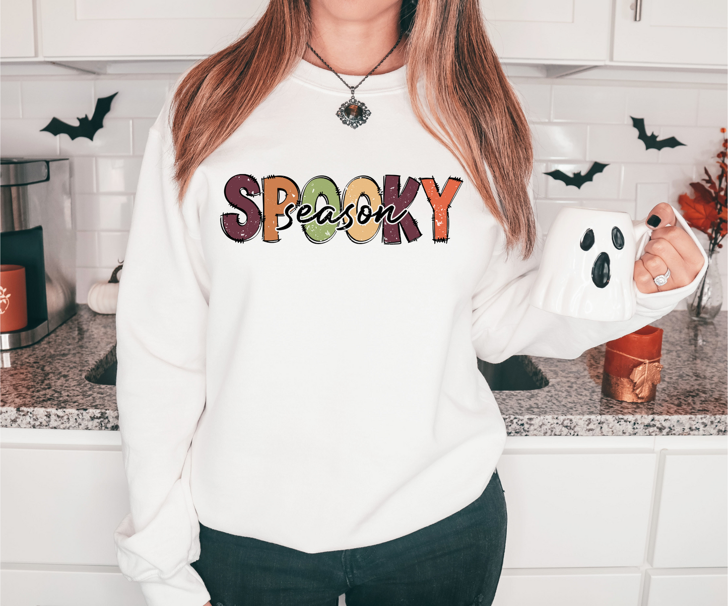 Spooky season, multicolored