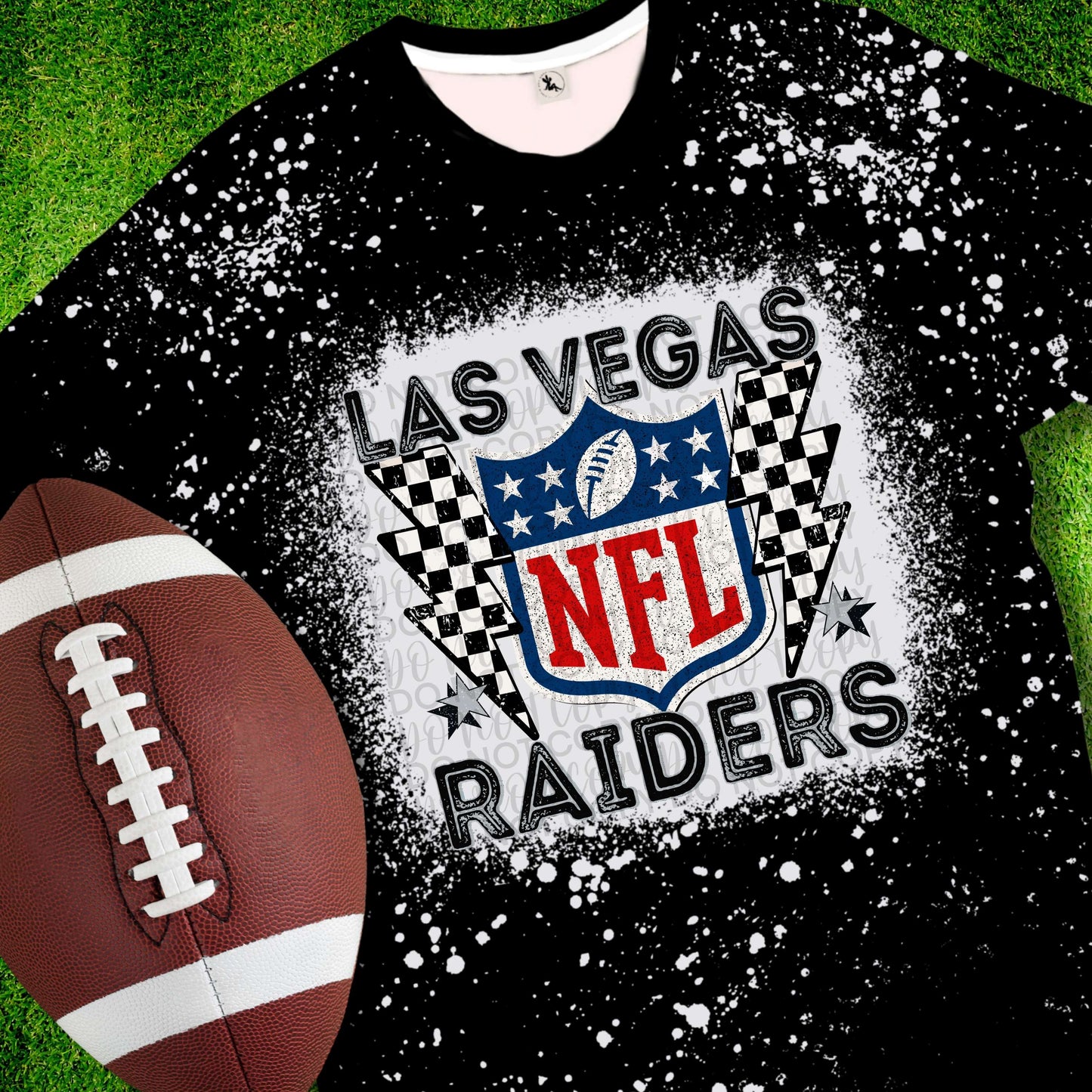 Las Vegas Raiders Checker LB - DTF Transfer