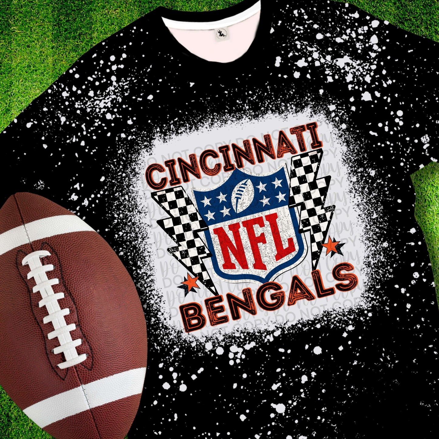 Cincinnati Bengals Checker LB - DTF Transfer