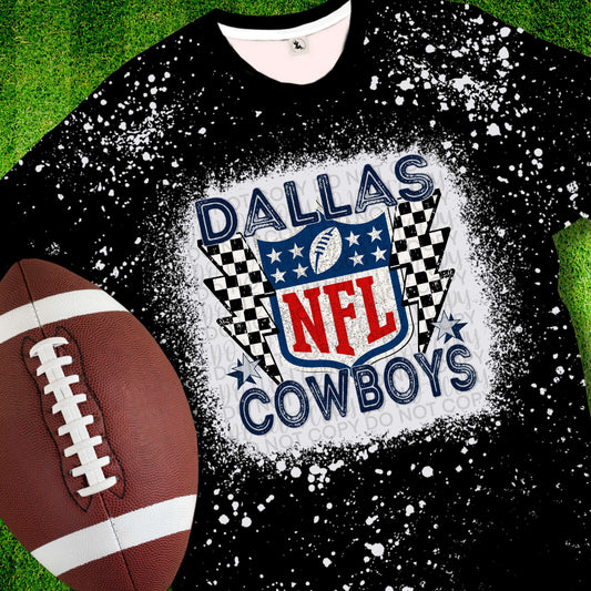 Dallas Cowboys Checker LB - DTF Transfer