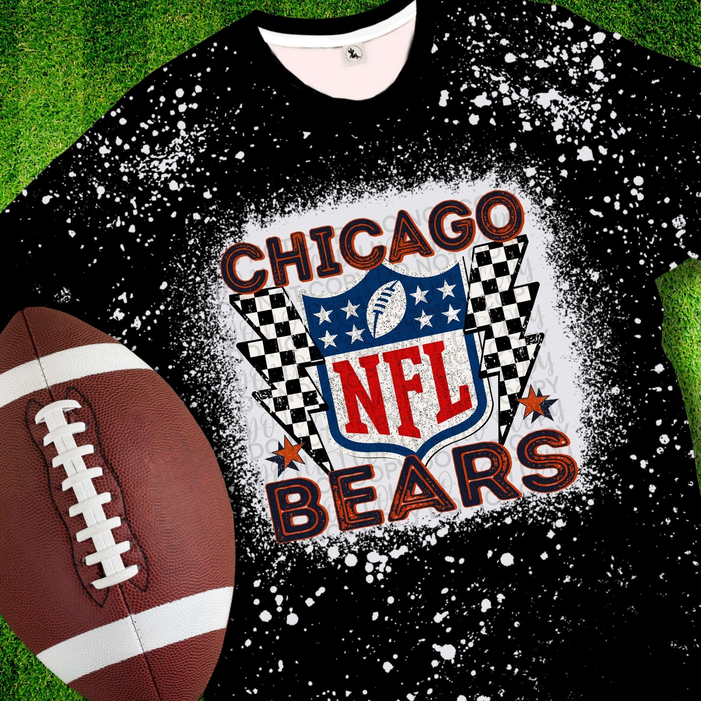 Chicago Bears Checker LB - DTF Transfer
