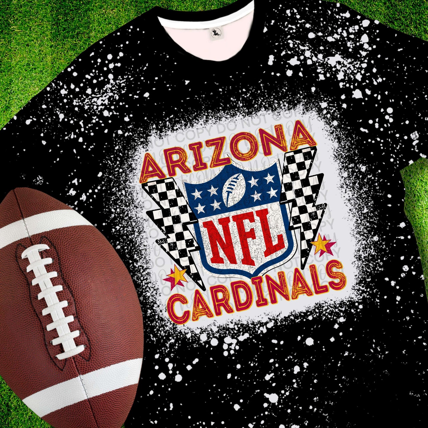 Arizona Cardinals Checker LB - DTF Transfer
