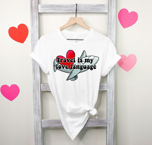 Travel Has My Heart Plane Heart