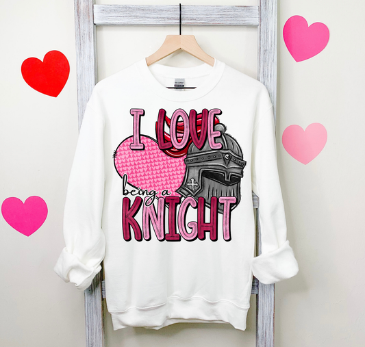 I Love Being A Knight Old Helmet