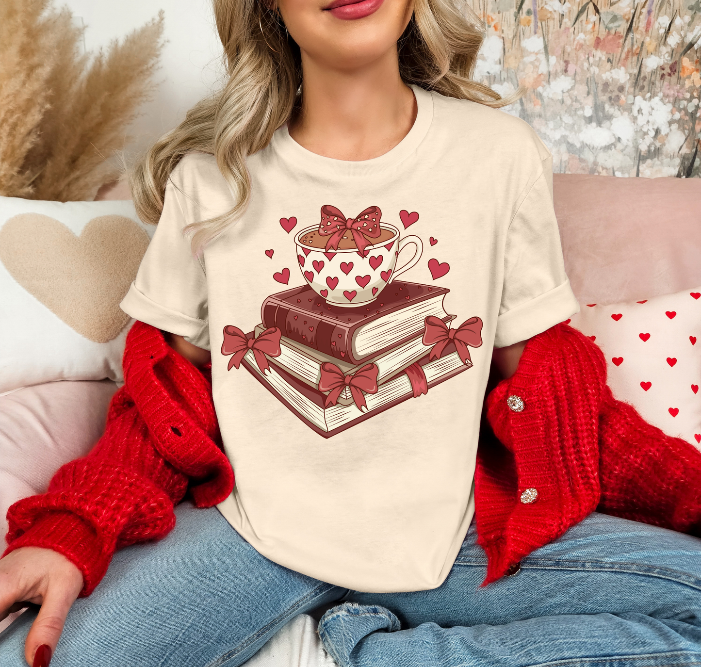 Books With Hearts And Coffee