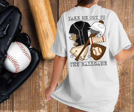 Take me out to the ball game baseball