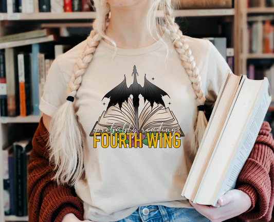 Probably Reading Fourth Wing -DTF Transfer