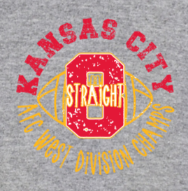 KC Back to Back 8 Straight RED Years POCKET - DTF Transfer