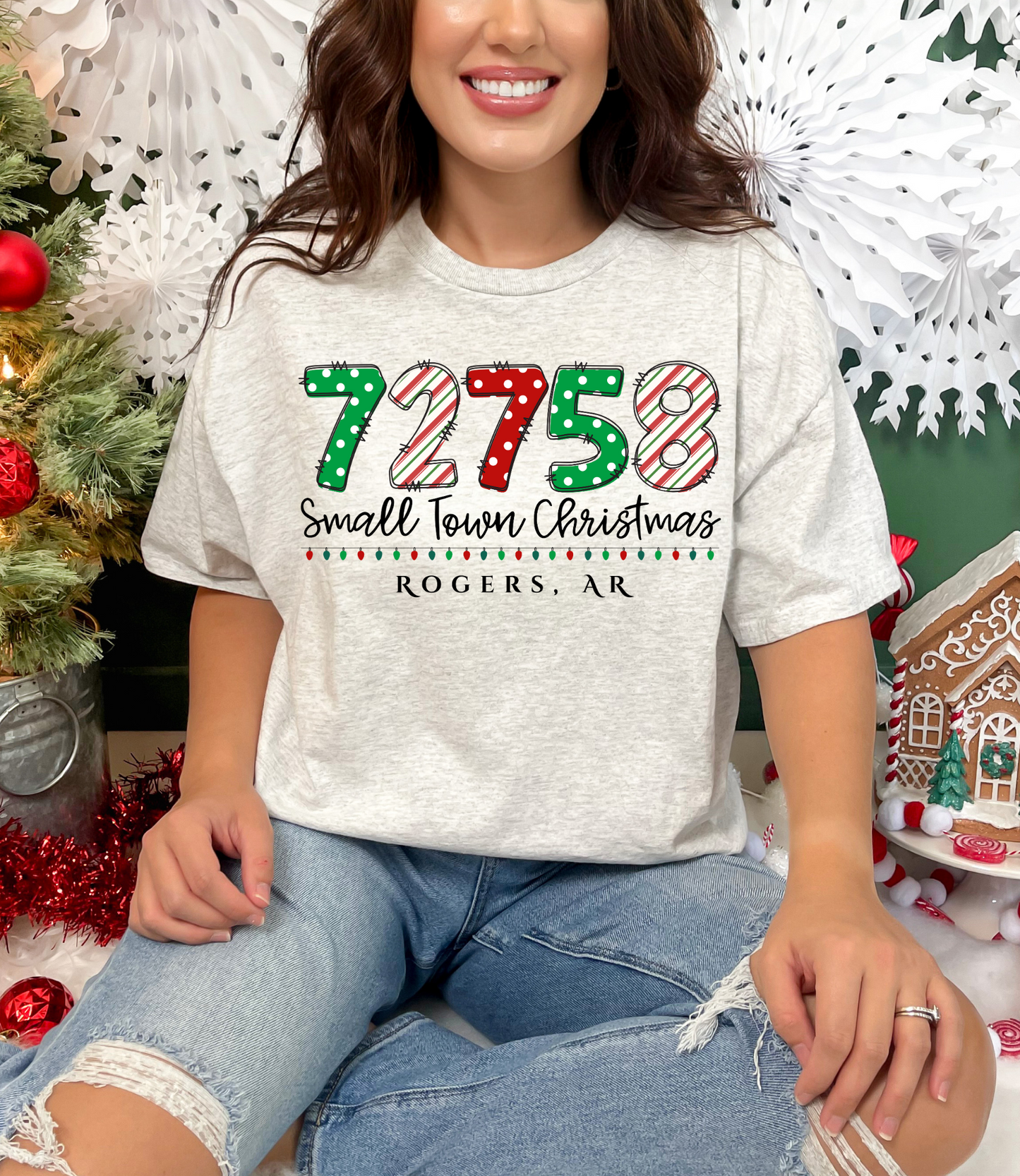 Small Town Christmas  72758 (ADD DESIGN FEE FOR CUSTOM ZIP CODE)