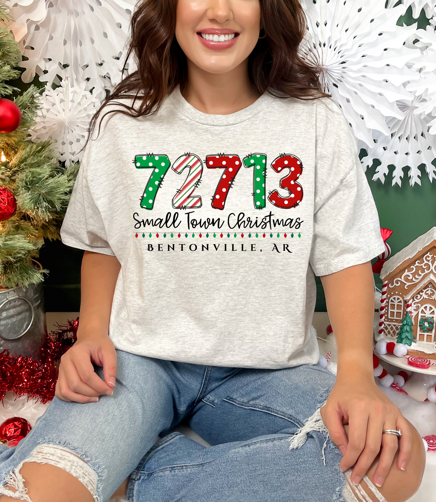 Small Town Christmas  72713 (ADD DESIGN FEE FOR CUSTOM ZIP CODE)