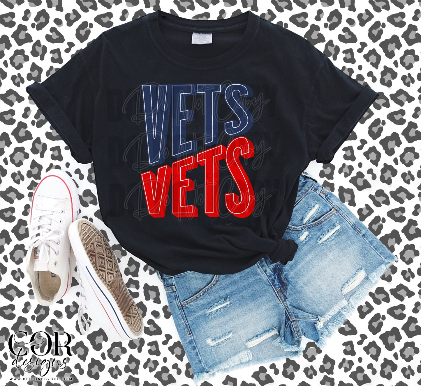 Vets Blue And Red