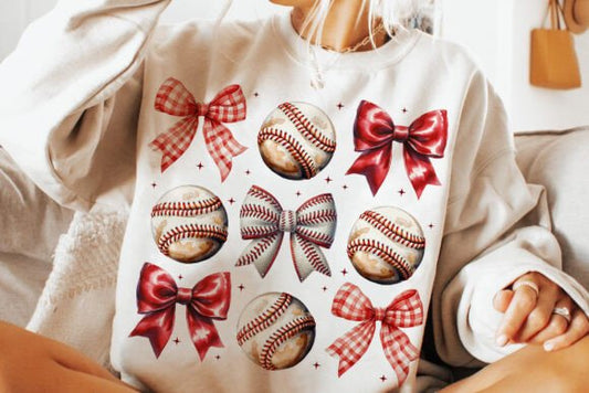 Vintage Baseball Bow