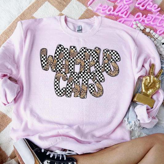 Wampus Cats Checkered Cheetah