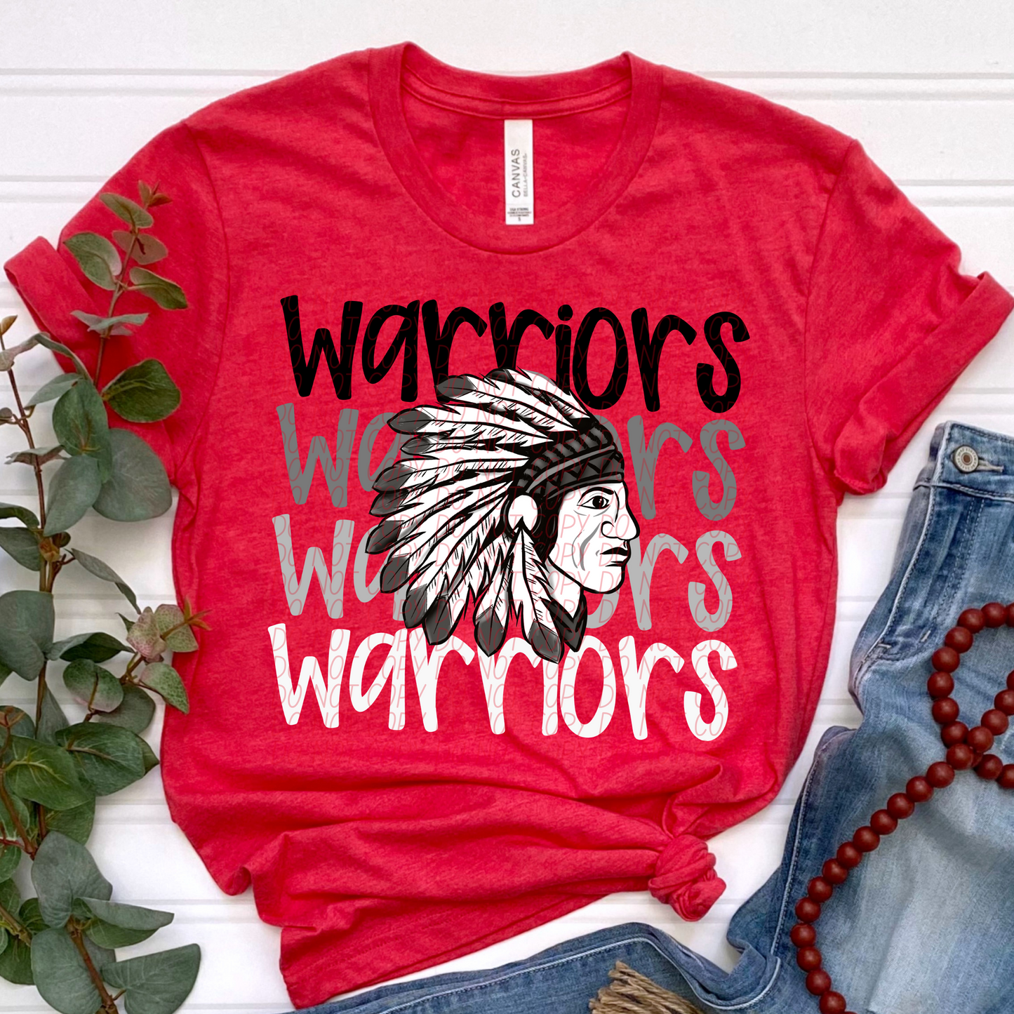 Warriors Faded Stack