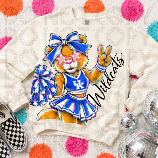 Cropped Delulu Cheerleader Wildcats