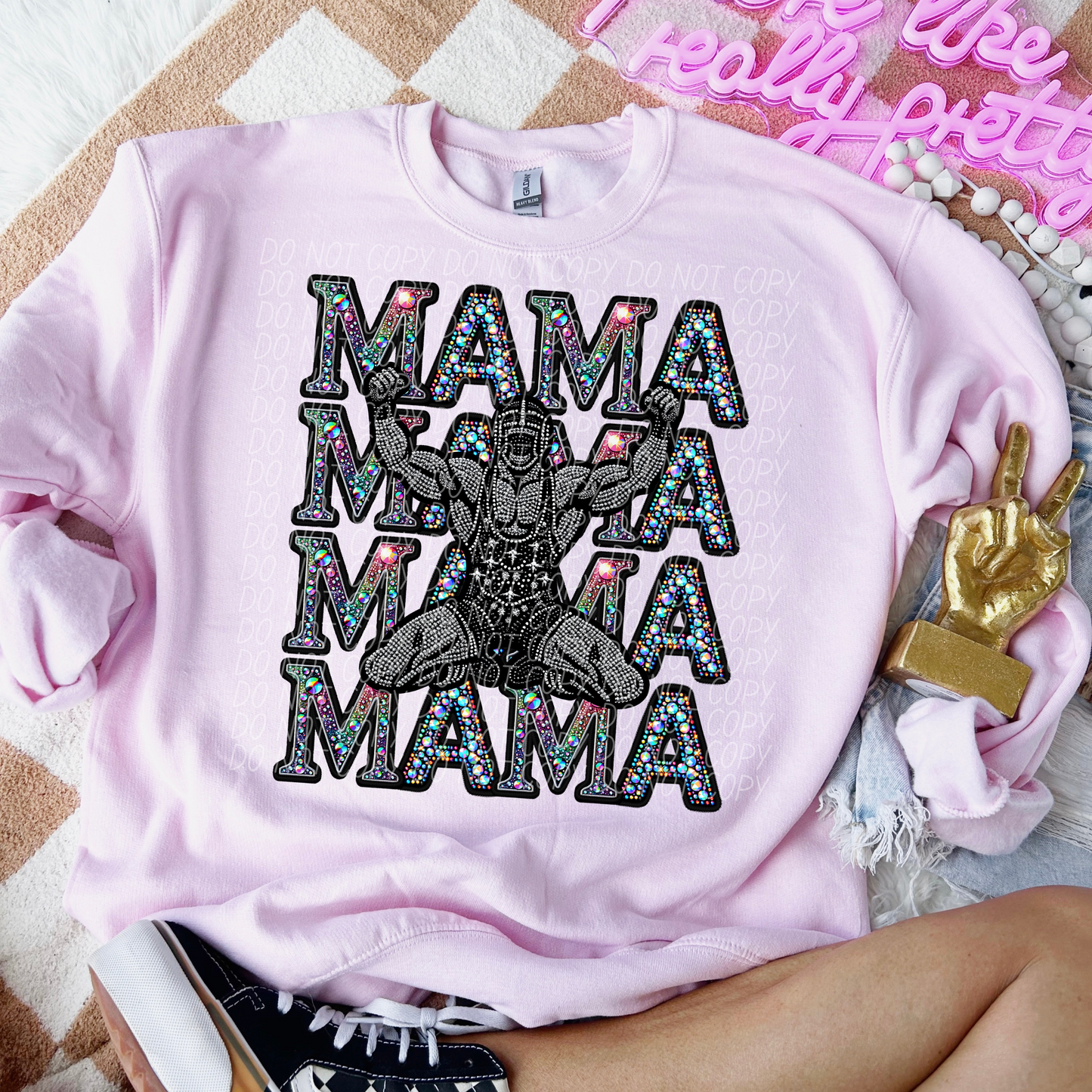 Wrestling Mama Sequined