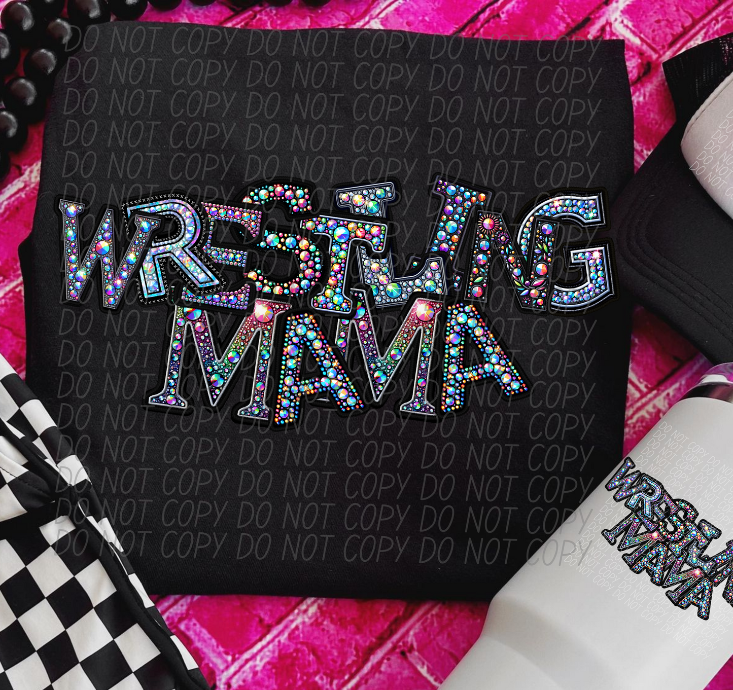 Rhinestone Wrestling Mama