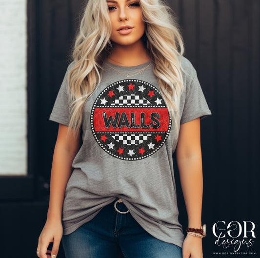 Walls (red/black/white)