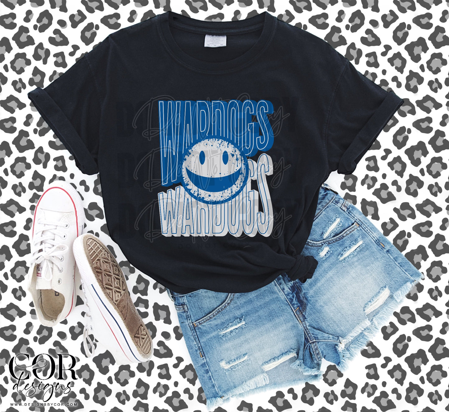 Wardogs Smiley (blue/white)