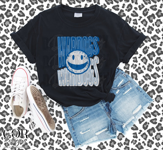 Wardogs Smiley (blue/white)