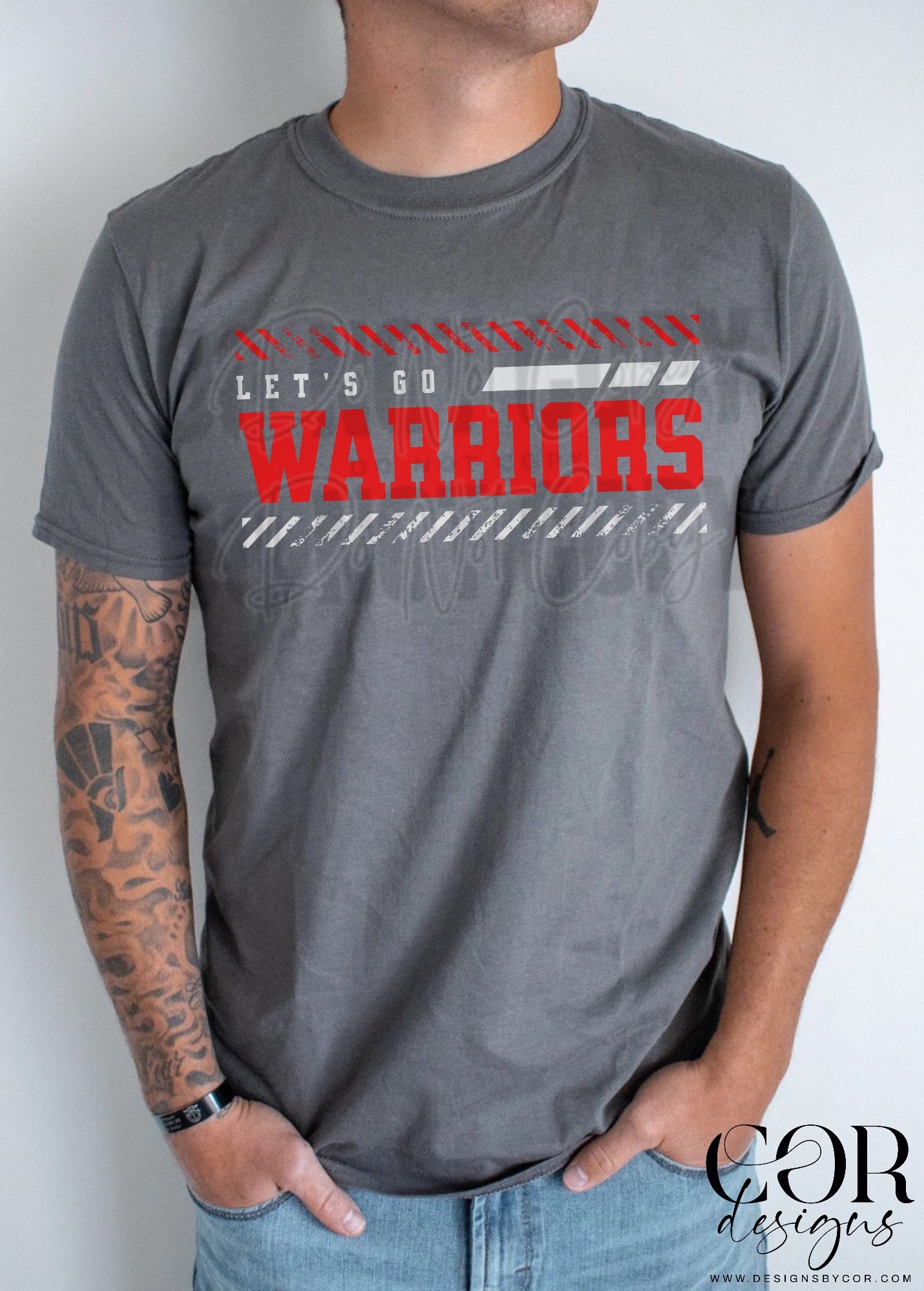 Let's Go Warriors (Red)