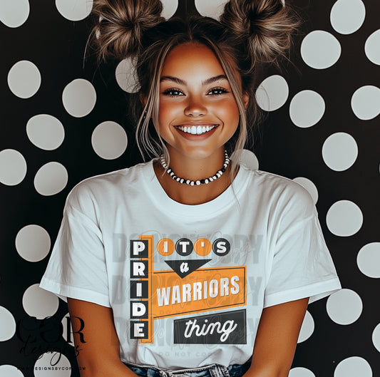 It's a warriors thing (orange/black)