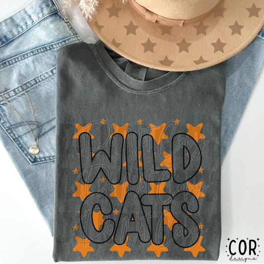 Wildcats Orange Stars