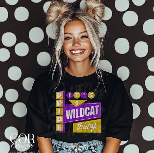 It's a wildcat thing (purple/yellow)